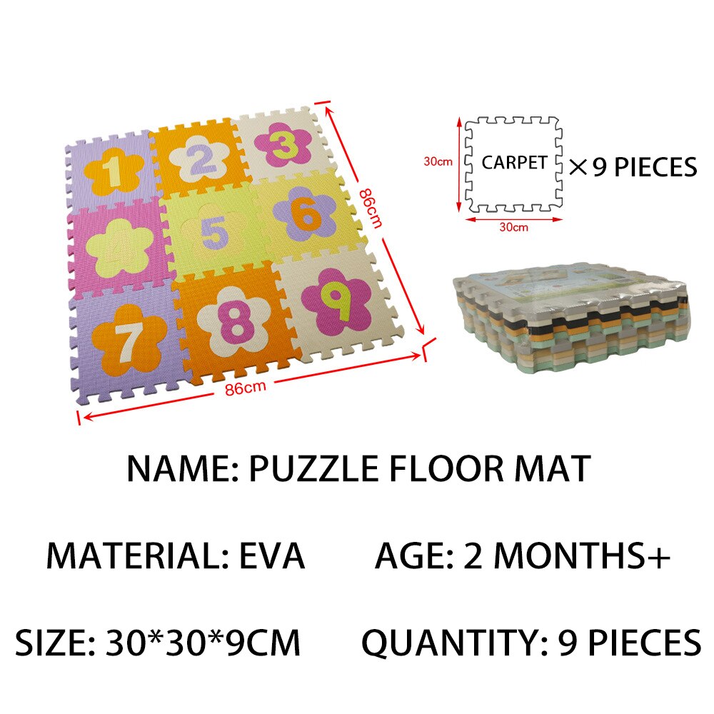Foam Animal Puzzle Learning Floor Mat