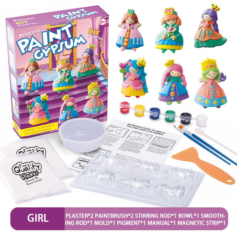 Peinture Bricolage pour Enfants en Plâtre