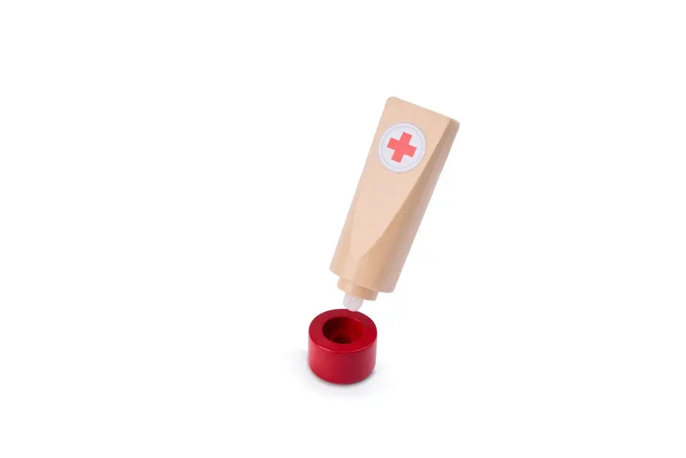 Juego de doctor Fidtoy para niños, kit médico de juguete para juegos de rol