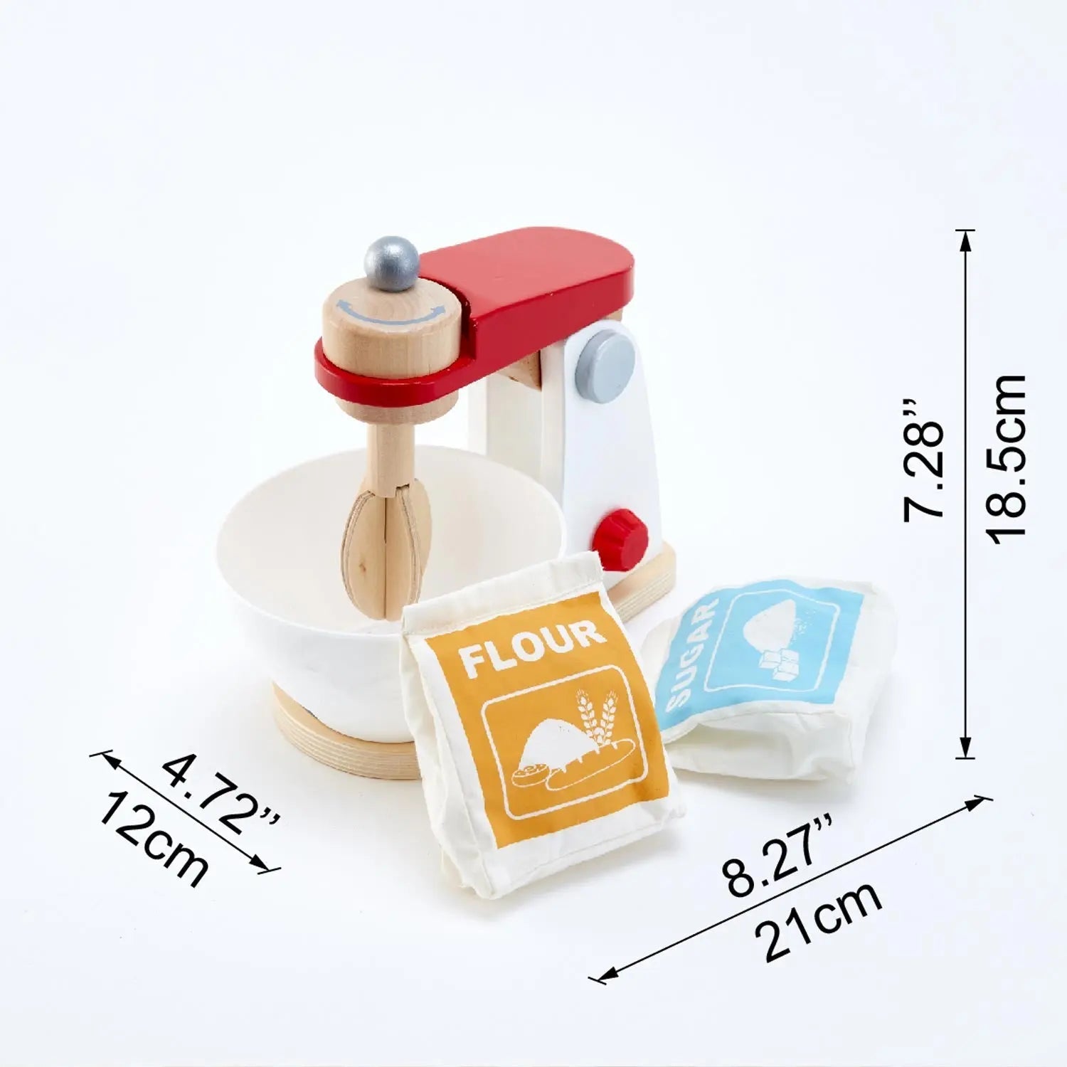 Fidtoy Batidora de Cocina de Madera, Juguete, Juego de Imitación para Hornear