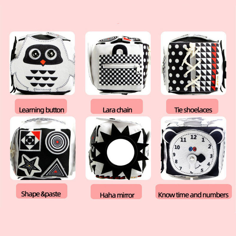 Fidtoy Jouet Cube d'Activités Sensoriel Bébé pour l'Exploration et le Développement Précoce 0+
