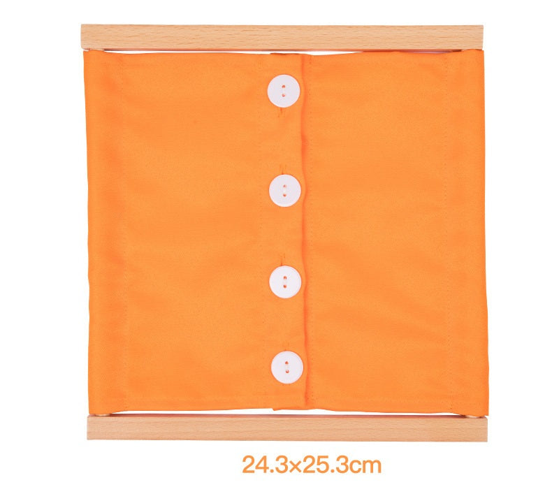 Montessori Dressing Frames A and Storage Box Set of 6