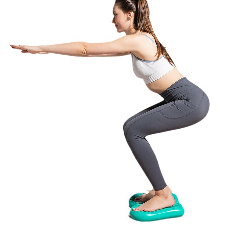 Entrenador de pasos de yoga sensorial verde para niños