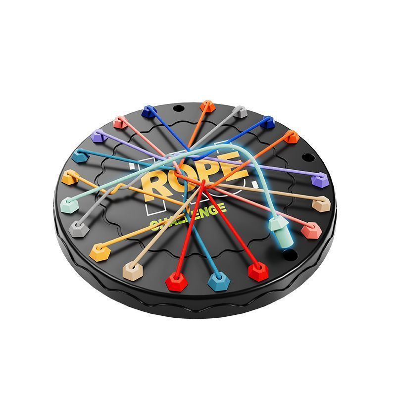 Knots Untangling Rope Game Untie the Rope Challenge Family Board Game