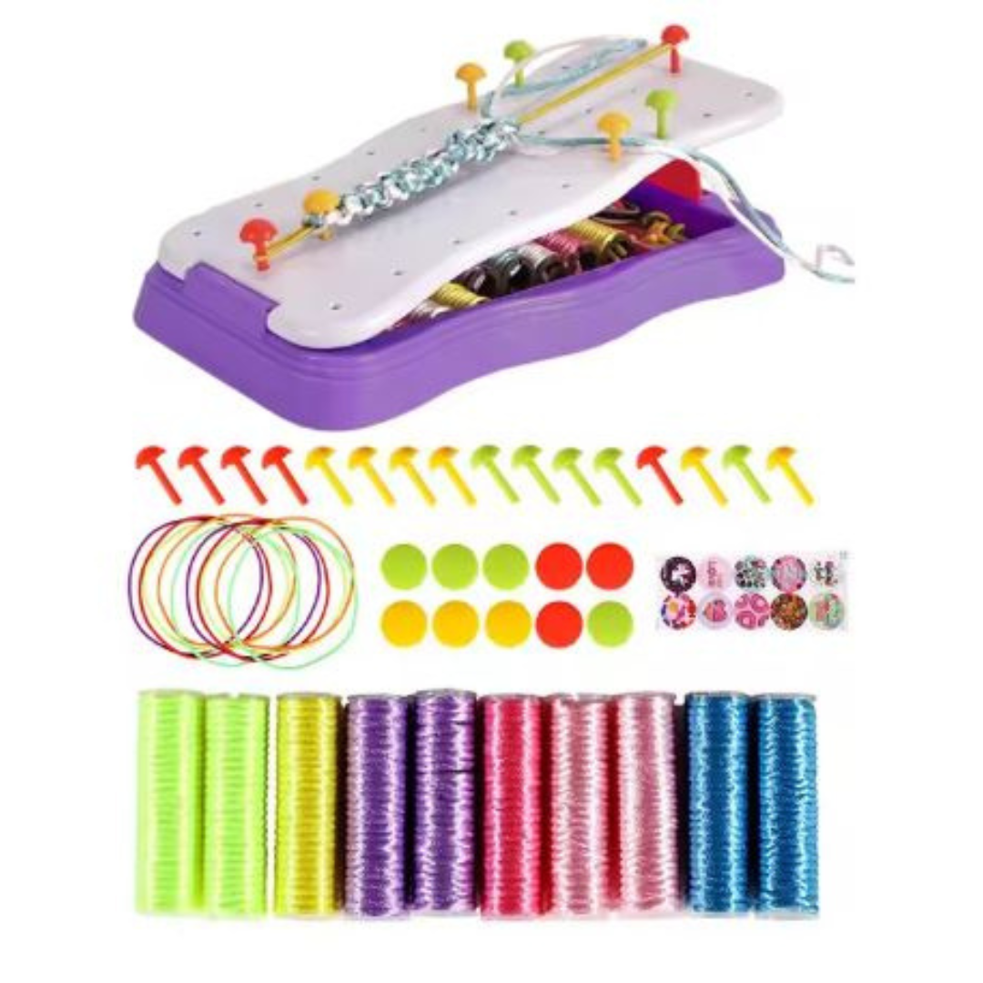 Craft Kids – Créatif & Éducatif – Kit de Fabrication de Bracelets Tricotés pour Enfants