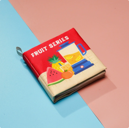 Livre Froissé™ – Plaisir Bruissant – Livre en tissu pour bébé
