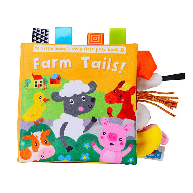 Fidtoy Soft 3D Crinkle Cloth Books | Sensory Learning Toy for Babies 0-12 Months