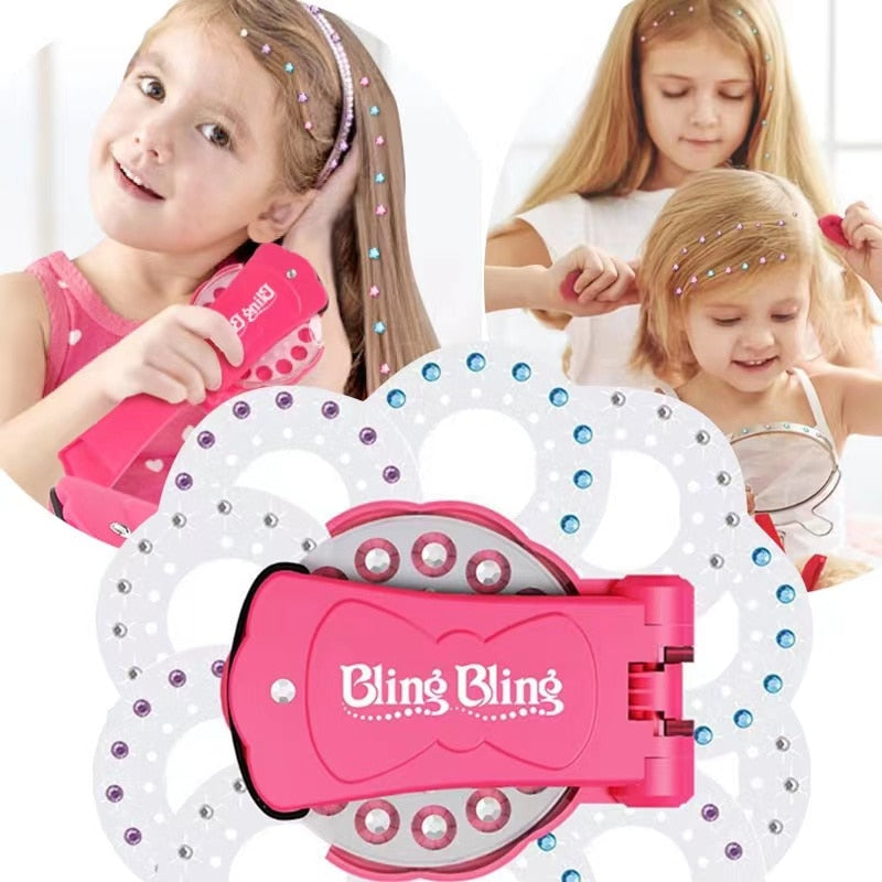 Shining Diamond Hair Decoration Stapler Machine