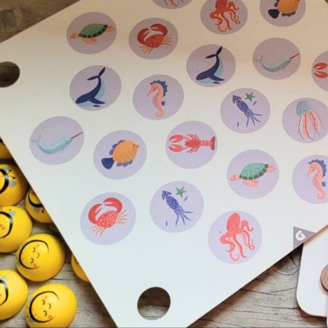 Jeu d'échecs Jumbo Mémoire en Bois avec Cartes de Traçage Assorties
