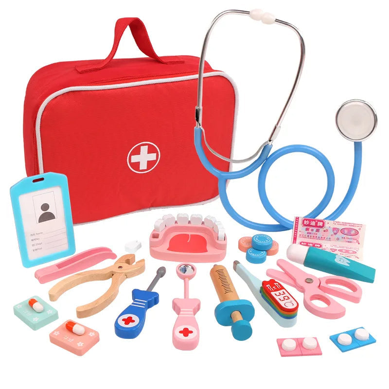 Fidtoy Kids Doctor Kit Pretend Play Medical Toy Set for Toddlers