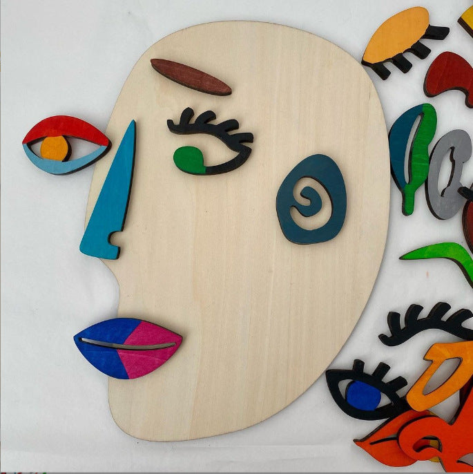Rompecabezas facial Montessori estilo Picasso - Juguetes de logopedia