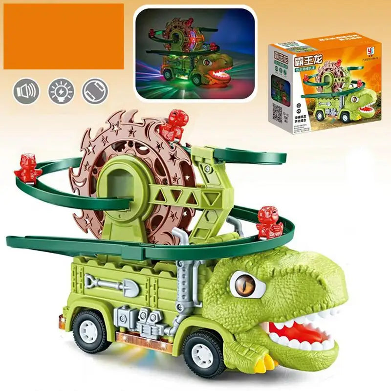 Dino Slide Truck™ - grimpez et courez avec les dinosaures ! - Camion Dinosaure