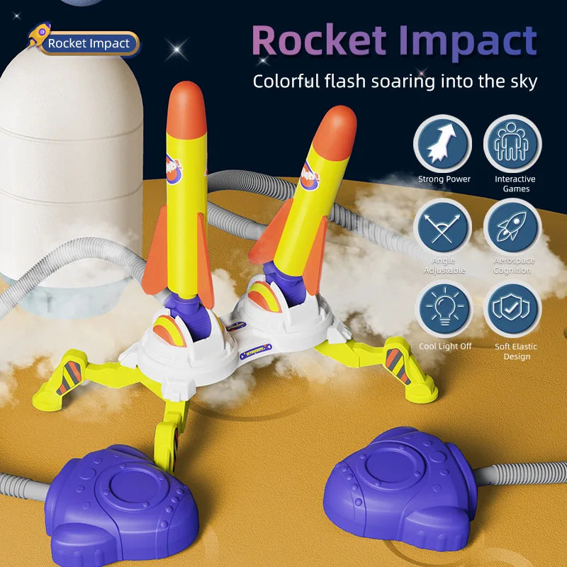 Air Rocket - Spring & Lanceer - Raket Speelgoed