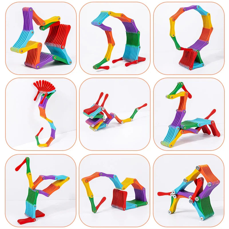 Folding Brain Toy™ – Denk & Speel – Houten Vouwpuzzel