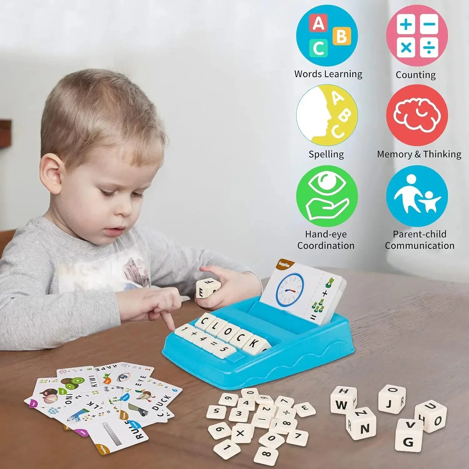 EduPlay – 2-in-1 - Leer- & Spelset met Alfabet- en Cijferkaarten