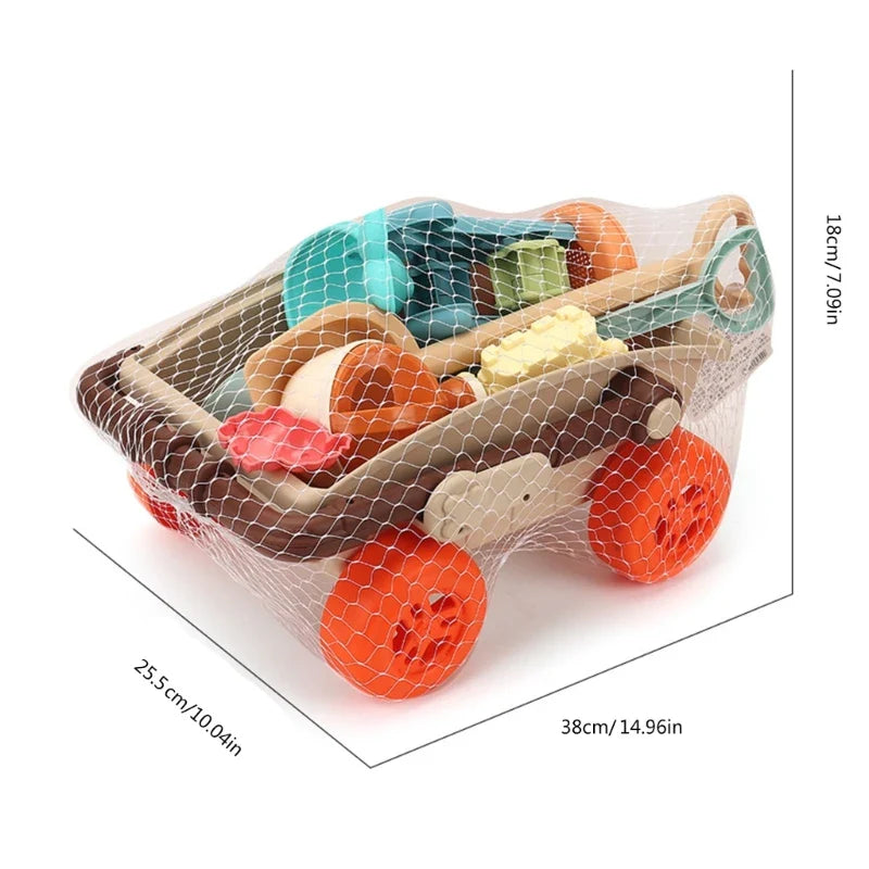 Beach Cart Set™ – Zomer Zandpret – Strandspel Set