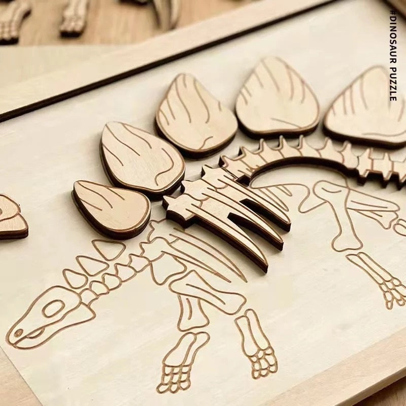 Rompecabezas de Fósiles de Dinosaurio - Juguetes de motricidad fina