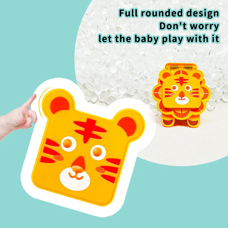 Animal Magnetic Building Blocks™ - Blocs de construction magnétiques - Carreaux magnétiques pour animaux
