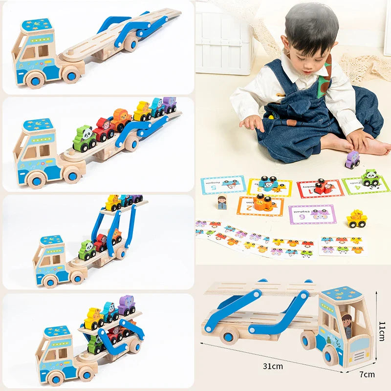 CargoMatch – Creatief & Educatief – Houten vrachtwagen