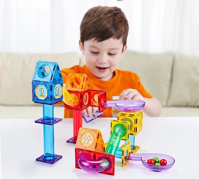 Onshine Magnetic Tiles Marble Run- Open ended Toys