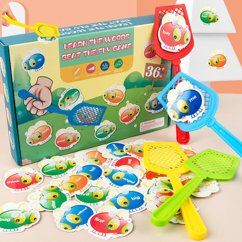 Aprende la palabra Vence el juego de la mosca - Juguetes de aprendizaje del alfabeto
