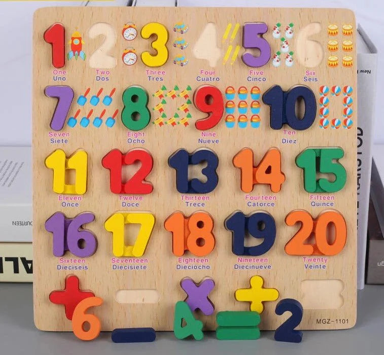 Number board with Print Board – 3D Number Board with picture print