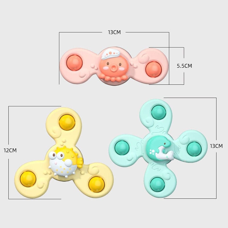 Montessori Spinning Baby Bath Toy