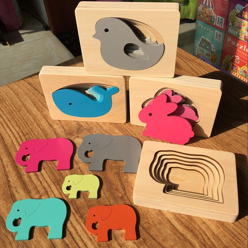 Puzzle Fidtoy intégré pour les tout-petits