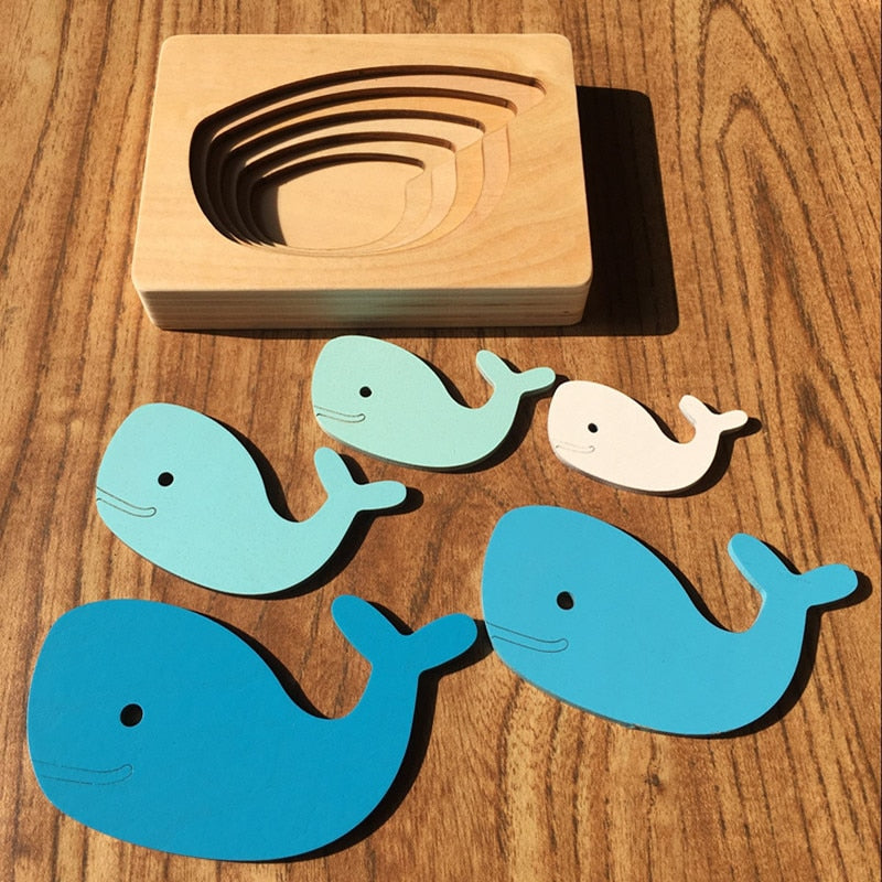 Puzzle Fidtoy intégré pour les tout-petits