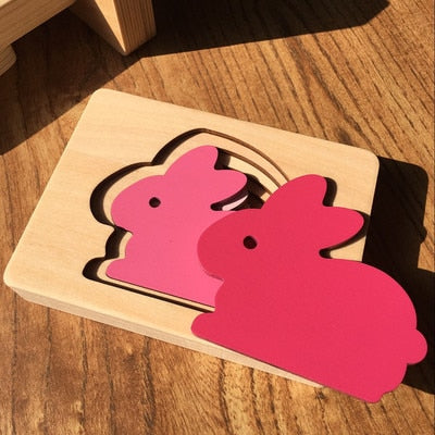 Fidtoy Embedded Puzzle for Toddler