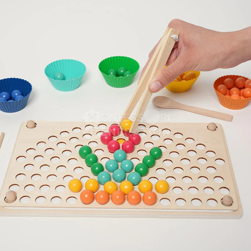 Perles Montessori Arc-en-ciel Fidtoy