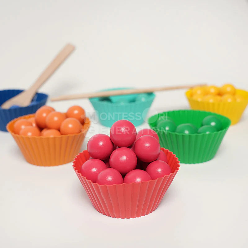 Perles Montessori Arc-en-ciel Fidtoy