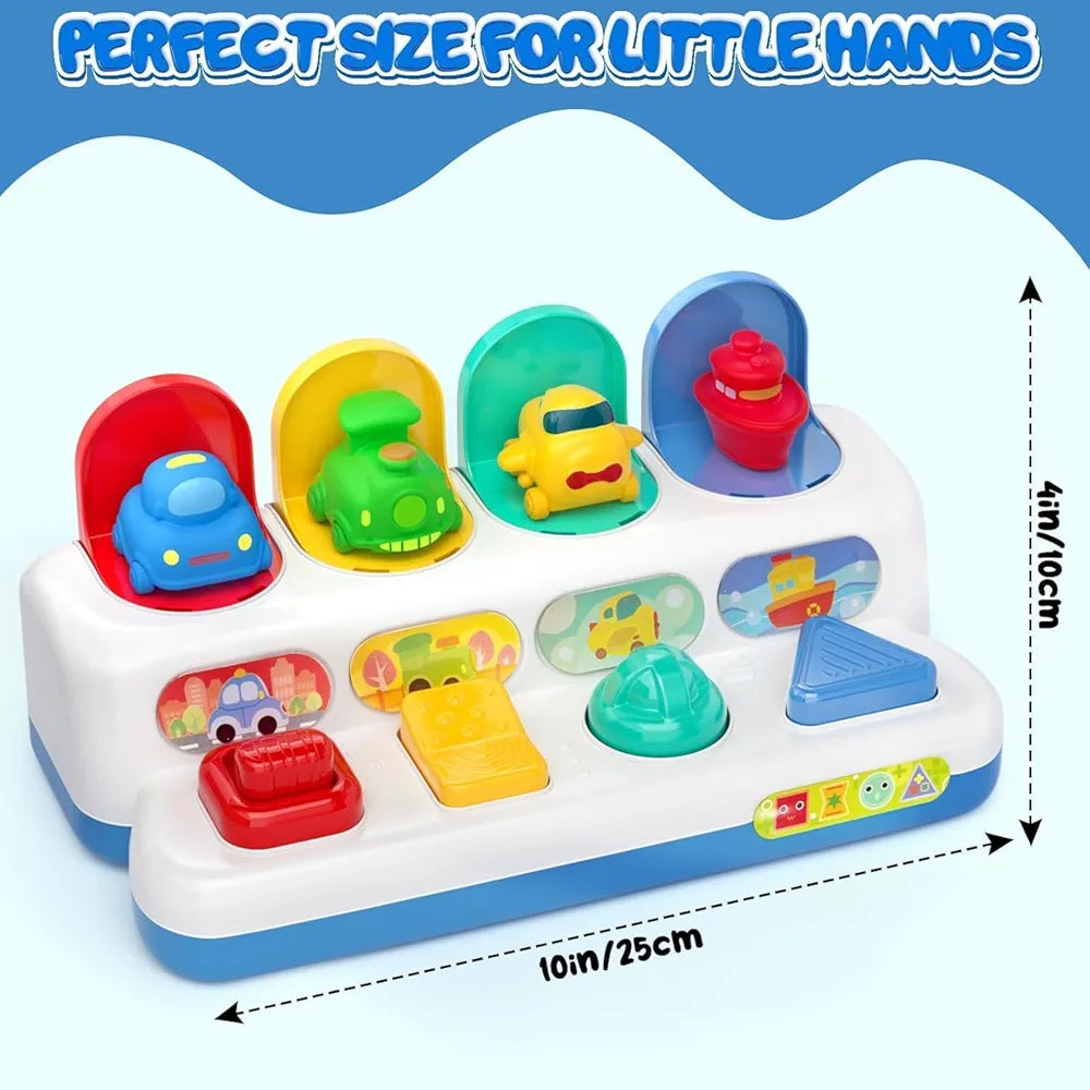 Véhicules pop-up – Jouet éducatif pour un apprentissage joyeux et un jeu imaginatif | Bacha Toys