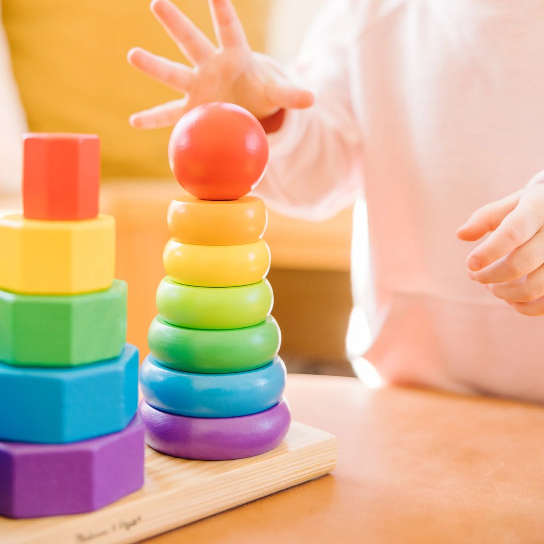 Wooden Geometric Stacker (Melissa and Doug)