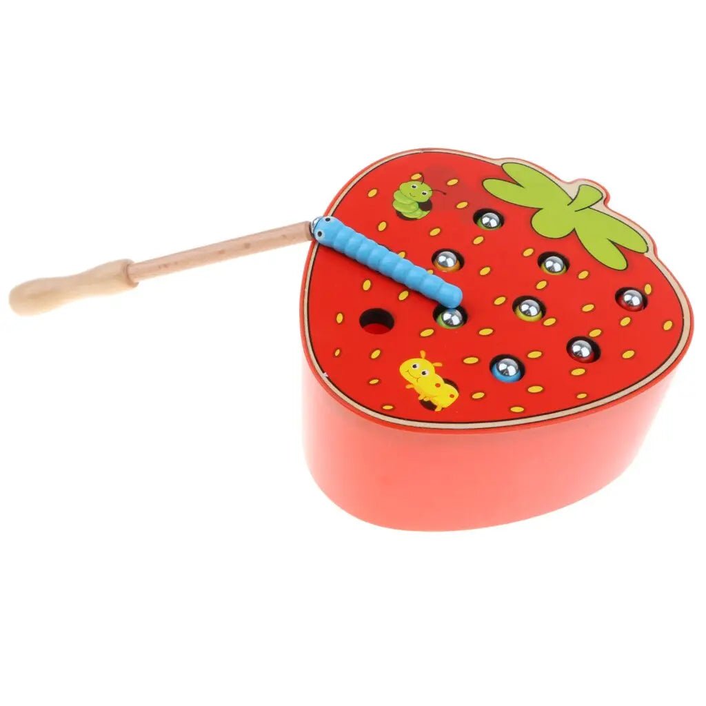 Jouet magnétique en bois | Jeu d'attrape-insectes | Jouet Montessori pour enfants