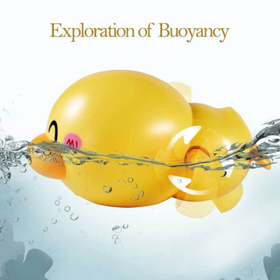 Jouets de bain Fidtoy Canard Nageur à Remonter – Lot de 3 pour le Bain des Tout-petits