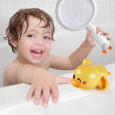 Jouets de bain Fidtoy Canard Nageur à Remonter – Lot de 3 pour le Bain des Tout-petits