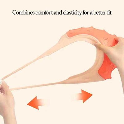 Gorro de ducha Fidtoy para bebés – Visera ajustable para el baño para protección de ojos y oídos, diversión al bañarse y nadar