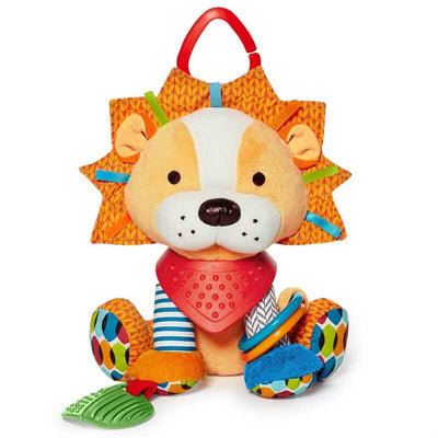 Fidtoy Baby Bandana Buddy Teether and Sensory Toy for Infants | Soft Multi-Sensory Play for Home & Travel