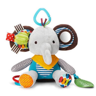 Fidtoy Baby Bandana Buddy Teether and Sensory Toy for Infants | Soft Multi-Sensory Play for Home & Travel