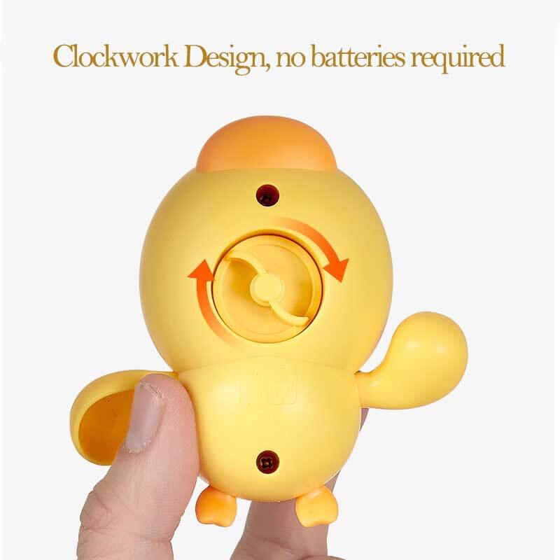 Jouets de bain Fidtoy Canard Nageur à Remonter – Lot de 3 pour le Bain des Tout-petits