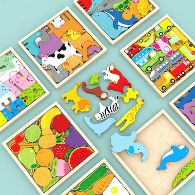 Fidtoy Montessori Shape Puzzle
