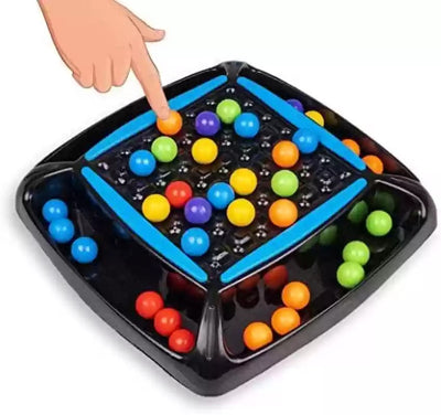 Jeu de société familial Fidtoy Colorful Ball Candy Crush Challenge pour enfants - Jeu de puzzle d'association de couleurs
