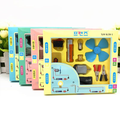 Jeu de circuit ventilateur et lumière à monter soi-même - Expérience scientifique logique pour enfants - 185