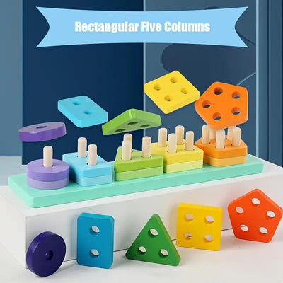Forma geométrica Cinco juegos de columnas - 61B