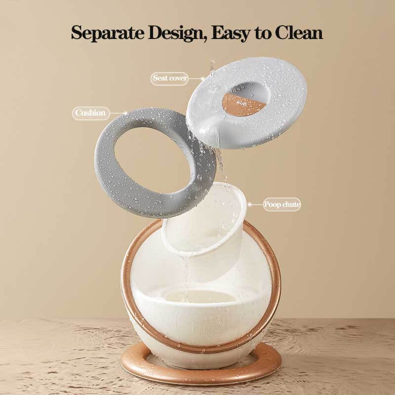 Fidtoy Toddler Potty Training Toilet Seat for Kids Comfortable Baby Potty Chair Portable Training Toilet for 1 2 3 Year Old Home Use