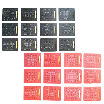 Tablero ocupado de bolas de dibujo magnéticas