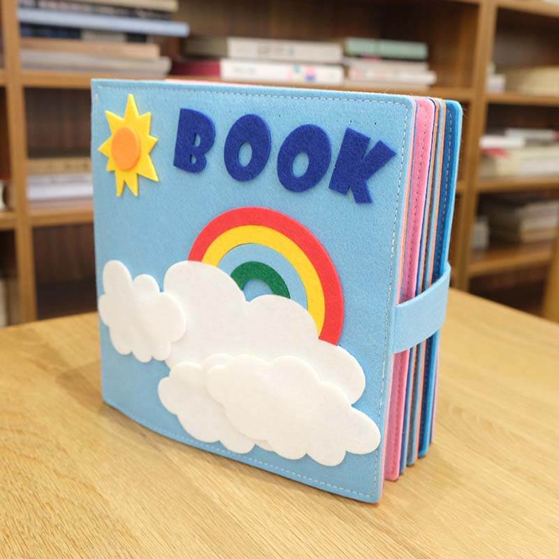Fidtoy Montessori Busy Book for Toddlers | 12 Activities Quiet Sensory Learning Toy