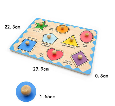 Tableau de tri de formes géométriques et de couleurs