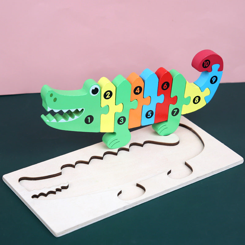Educational 3D Wooden Puzzle for Children